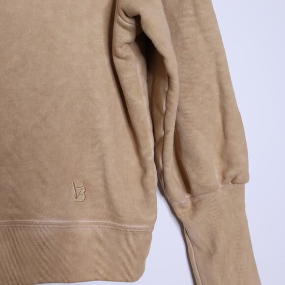 VERONICA BEARD Analeigh Sweatshirt Sand Long Puff Sleeve Pullover Women's XS - Picture 5 of 16